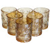 Набір чарок для міцних напоїв Shot glass 6 штук по 75 мл, коричневий