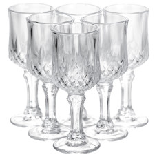 Набір чарок на ніжці Vintage Crystal для міцних напоїв 6 штук 50 мл
