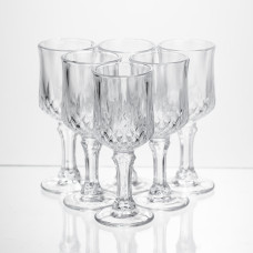 Набор рюмок на ножке Vintage Crystal для крепких напитков 6 штук 50 мл