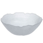 Стеклянная салатница «Кристальная волна» 19 см, прозрачный