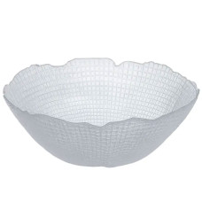 Стеклянная салатница «Кристальная волна» 19 см, прозрачный