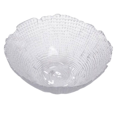 Стеклянная салатница «Кристальная волна» 19 см, прозрачный