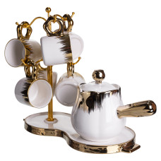 Набор для кофе по-турецки фарфоровый Charisma на 6 персон