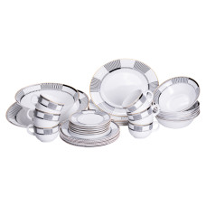 Столовый сервиз на 6 персон фарфоровый Geometry