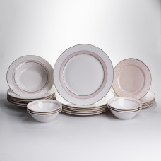 Столовый сервиз Ordito фарфоровый 24 предмета на 6 персон
