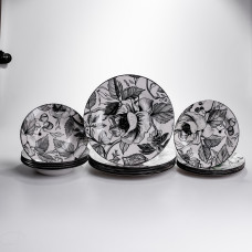 Столовый сервиз Blossom фарфоровый 18 предметов на 6 персон