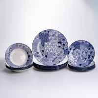 Столовый сервиз Azure фарфоровый 18 предметов на 6 персон