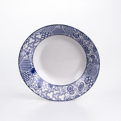 Столовый сервиз Azure фарфоровый 18 предметов на 6 персон