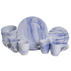 Столовый сервиз из фарфора Marble Clara 16 предметов на 4 персоны