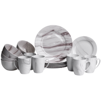 Столовый сервиз фарфоровый на 6 персон Fine Marble