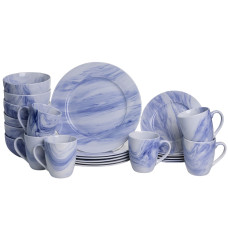 Столовый сервиз из фарфора Marble Clara 24 предмета на 6 персон