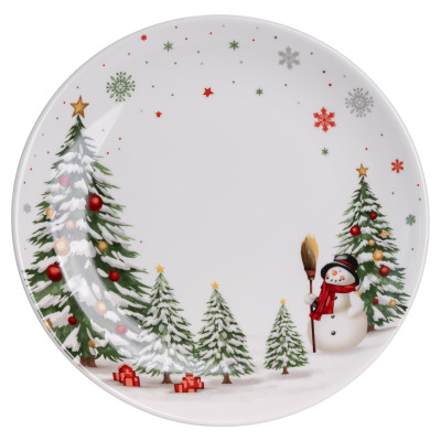 Столовый сервиз фарфоровый Christmas Tree 24 предмета на 6 персон Столовый сервиз фарфоровый Christmas Tree 24 предмета на 6 персон