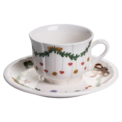 Столовый сервиз новогодний фарфоровый ROYAL 32 предмета на 6 персон Столовый сервиз новогодний фарфоровый ROYAL 32 предмета на 6 персон