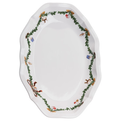 Столовый сервиз новогодний фарфоровый ROYAL 32 предмета на 6 персон Столовый сервиз новогодний фарфоровый ROYAL 32 предмета на 6 персон