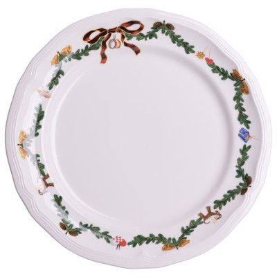 Столовый сервиз новогодний фарфоровый ROYAL 32 предмета на 6 персон Столовый сервиз новогодний фарфоровый ROYAL 32 предмета на 6 персон