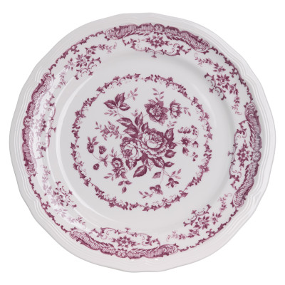 Столовый сервиз фарфоровый Bitossi 16 предметов на 4 персоны, розовый Столовый сервиз фарфоровый Bitossi 16 предметов на 4 персоны, розовый