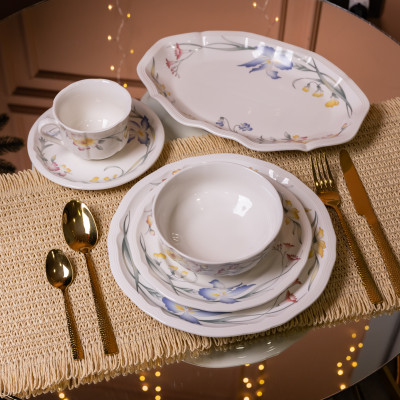 Столовый сервиз фарфоровый Villeroy 32 предмета на 6 персон