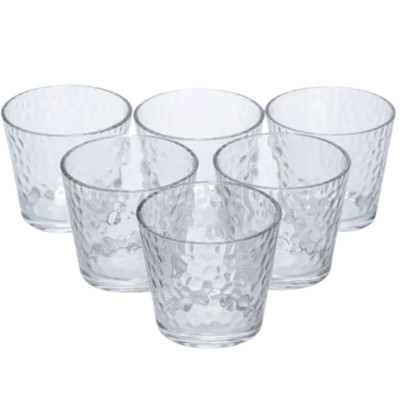 Набір склянок для напоїв Textured Tumbler 6 штук по 140 мл
