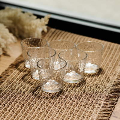 Набір склянок для напоїв Textured Tumbler 6 штук по 140 мл Набір склянок для напоїв Textured Tumbler 6 штук по 140 мл