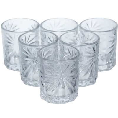 Набір чарок для міцних напоїв Shot glass 6 штук по 75 мл