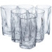 Набір склянок для напоїв Crinkle Glass 6 штук по 270 мл