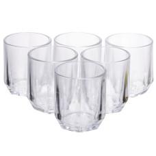 Набор стаканов из толстого стекла 6 штук по 250 мл