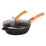 Сковорода універсальна MGC алюмінієва 24 см зі знімною ручкою, чорний Сковорода універсальна MGC алюмінієва 24 см зі знімною ручкою, чорний