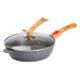 Сковорода універсальна MGC алюмінієва 26 см зі знімною ручкою, сірий