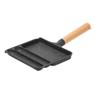 Сковорода для сніданку з антипригарним покриттям 21*18,5*2 см, сірий