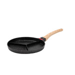 Сковорода для сніданку зі знімною ручкою 25 см, чорний