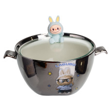 Миска для супа и лапши фарфоровая LABUBU Flip 800 мл