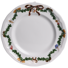 Тарелка десертная фарфоровая Star Christmas 16 см