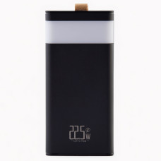 Повербанк LEVINO 30000 mAh с фонариком USB-C/USB-A/MicroUSB, черный