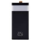 Повербанк LEVINO 30000 mAh с фонариком USB-C/USB-A/MicroUSB, черный