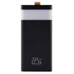 Повербанк LEVINO 30000 mAh с фонариком USB-C/USB-A/MicroUSB, черный Повербанк LEVINO 30000 mAh с фонариком USB-C/USB-A/MicroUSB, черный