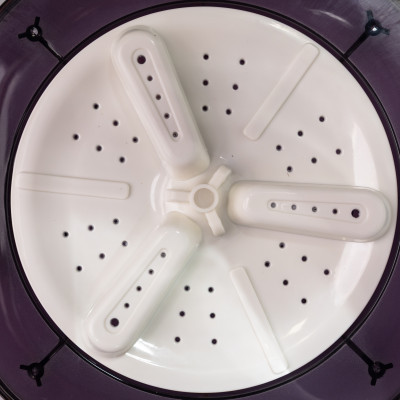 Мини-стиральная машинка на 12 л с функцией отжима 36 Вт, фіолетовый