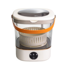 Мини-стиральная машинка на 12 л с функцией отжима 36 Вт, белый