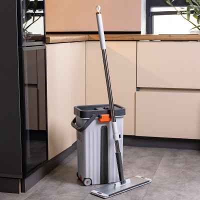 Швабра с ведром для отжима 14 л