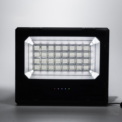 Прожектор світлодіодний вуличний 480 LED 500 Вт із сонячною панеллю Прожектор світлодіодний вуличний 480 LED 500 Вт із сонячною панеллю