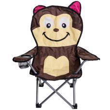 Детское кресло туристическое складное 34*58*65 см, коричневый