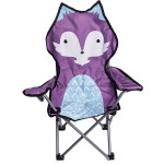 Детское кресло туристическое складное 34*58*65 см, фиолетовый c голубым