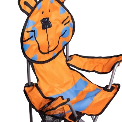 Дитяче крісло туристичне складне 34*58*65 см, помаранчевий