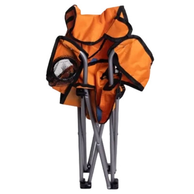 Дитяче крісло туристичне складне 34*58*65 см, помаранчевий