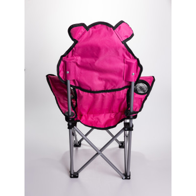 Детское кресло туристическое складное 34*58*65 см, розовый