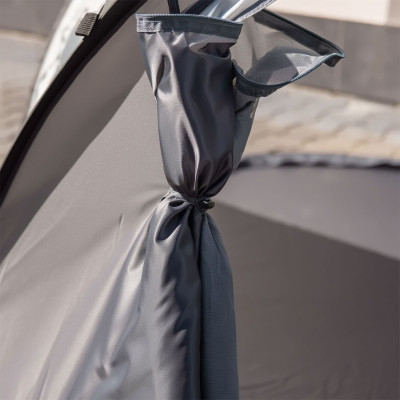 Палатка Pop-Up двухместная 245*145*100 см с автоматическим каркасом, серый Палатка Pop-Up двухместная 245*145*100 см с автоматическим каркасом, серый