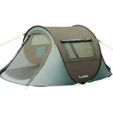 Палатка Pop-Up двухместная 245*145*100 см с автоматическим каркасом, зеленый