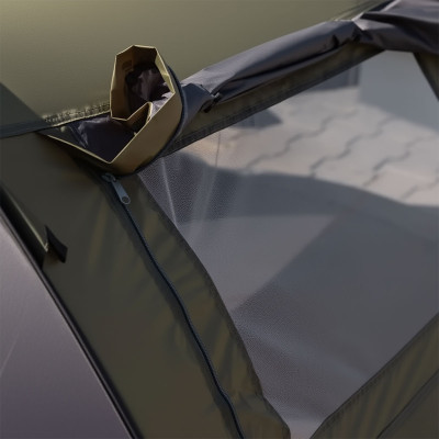 Палатка Pop-Up двухместная 245*145*100 см с автоматическим каркасом, зеленый