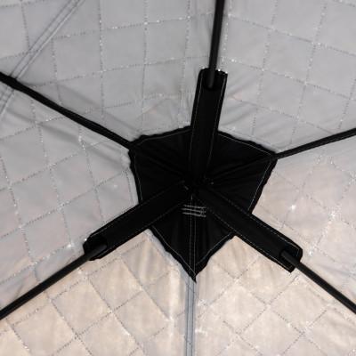 Палатка-куб для зимней рыбалки трехслойная 210*210*210 см, черный