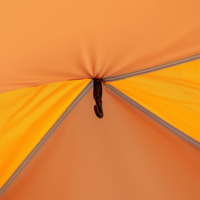 Палатка автоматическая на 2-4 человека 200*230*130 см двухслойная, оранжевый