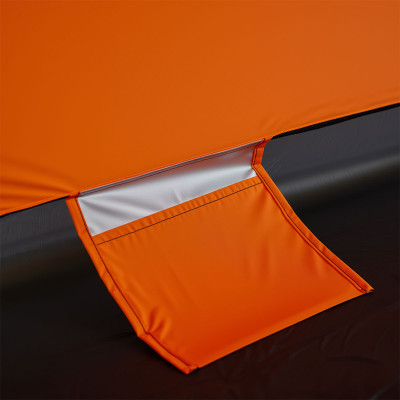 Палатка автоматическая на 2-4 человека 200*230*130 см двухслойная, оранжевый